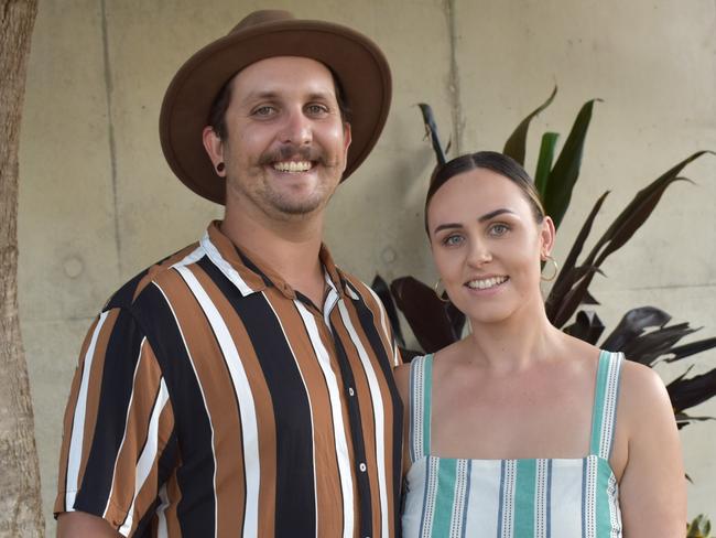 Frank Clayton and Shannon Lee at the Capricorn Food and Wine Festivalâ€™s Big Beer Festival, Rockhampton Riverside Precinct, March 19, 2022.