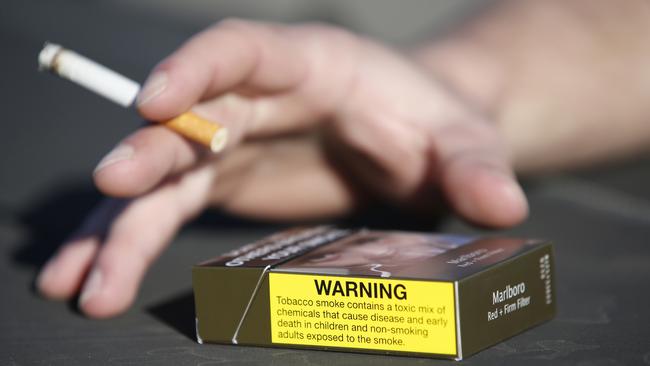 Cigarettes were banned from Victorian prisons in 2015 but it has not stopped people attempting to smuggle them past security. Picture: iStock