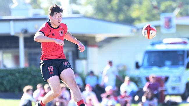 Terrace player Nick Dunstan GPS First XV rugby between Terrace and The Southport School. Saturday July 22, 2023. Picture, John Gass