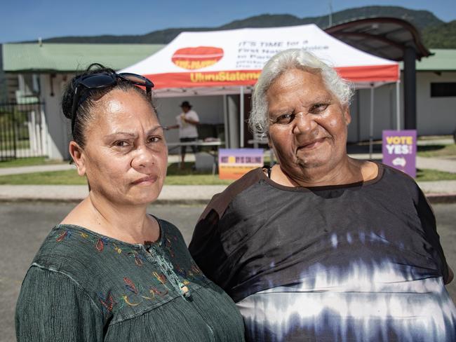 Susan Neal and Josephine Murgha, right. Picture: Brian Cassey