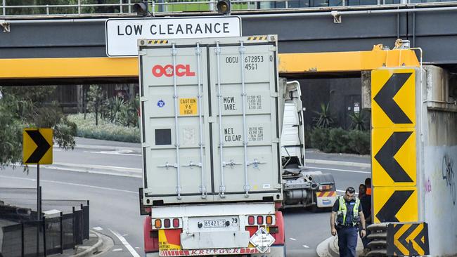 MTAG’s Martin Wurt says differences in container height may be why drivers are unaware of how high their truck it. Picture: Jason Edwards