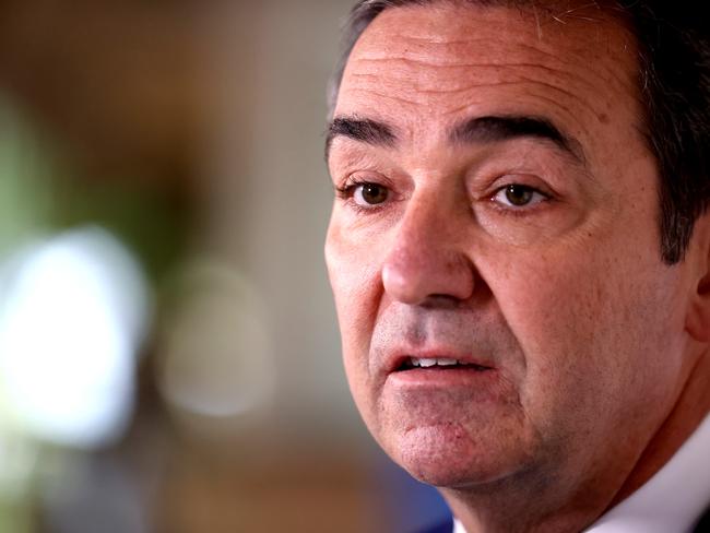 Premier Steven Marshall said fights to repatriate Australians may need to be redirected as a result of the cluster. Picture: NCA NewsWire / Kelly Barnes