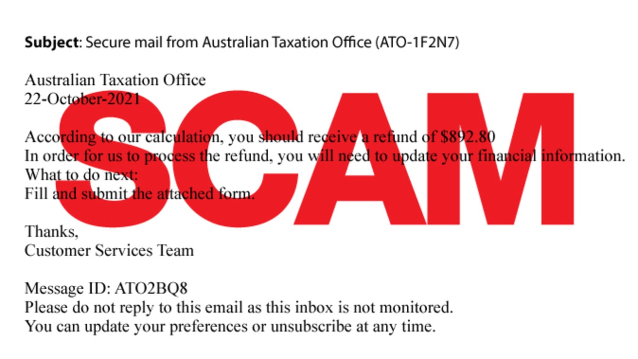 The ATO regularly updates their website with the latest scams.