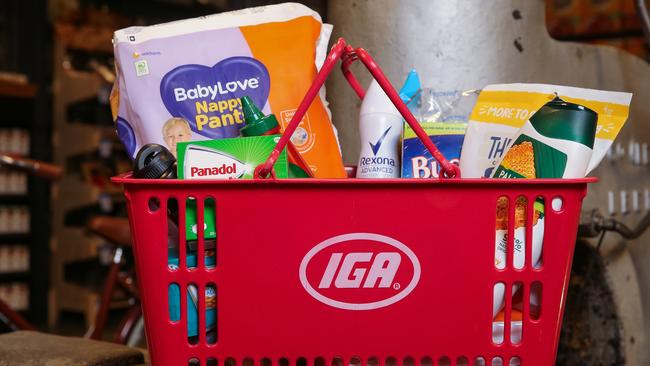 Metcash supermarkets like IGA hold about 6.9 per cent of the market. Picture: NCA NewsWire/ Gaye Gerard