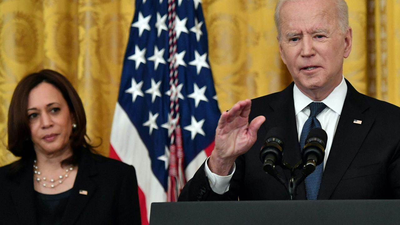 Will Joe Biden or Kamala Harris represent the Democrats in 2024? Or even someone else? Picture: Nicholas Kamm/AFP