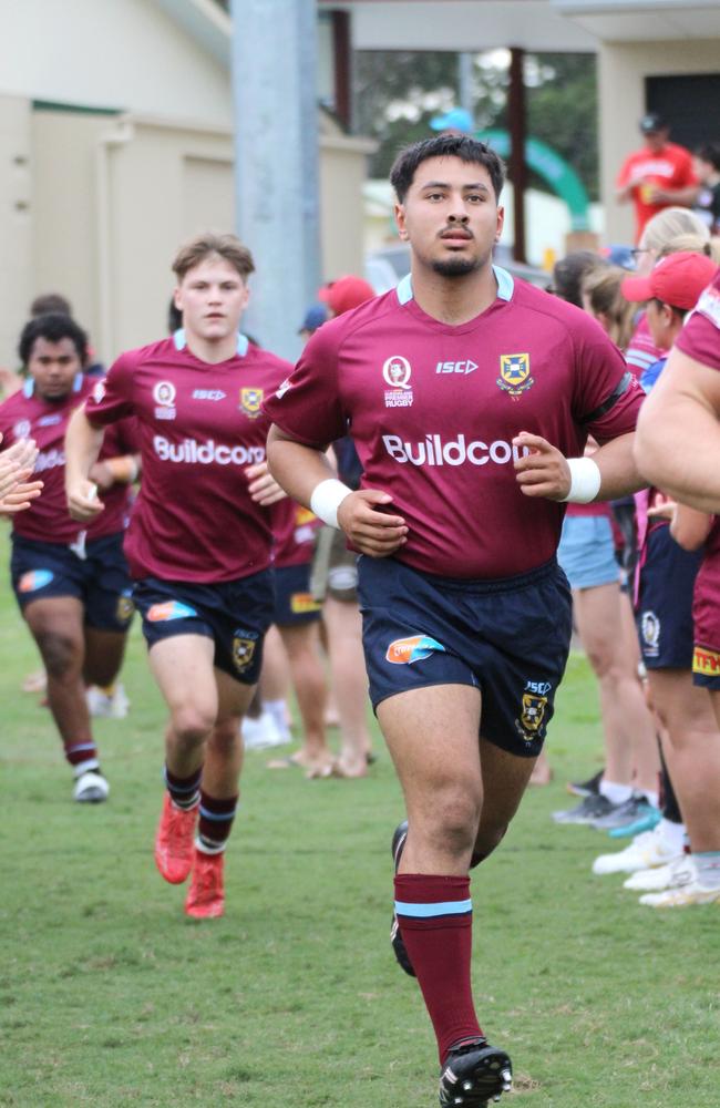 Daniel Christodoulou. Colts 1 club rugby action between UQ and GPS. Saturday, April 20, 2024.