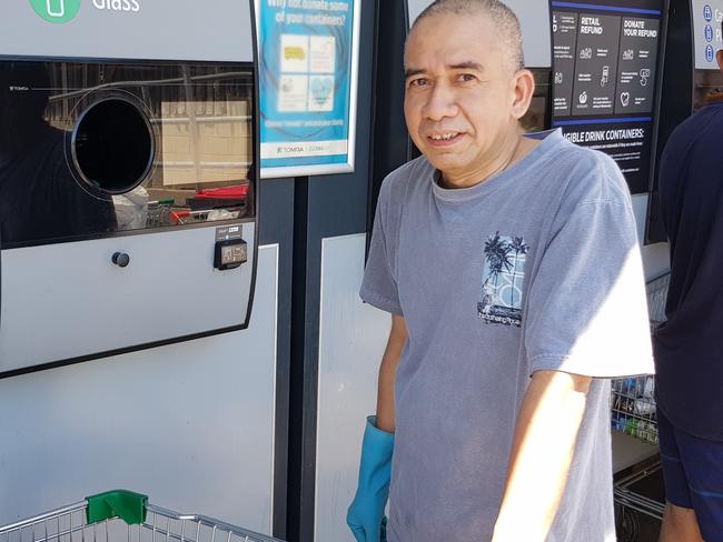 A Parramatta resident makes $16.70 after dropping some empty drink bottles at the Granville collection station.