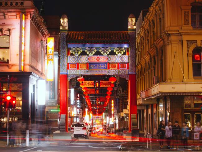 Chinatown in Melbourne, a truly international city. Picture: courtesy of Big4