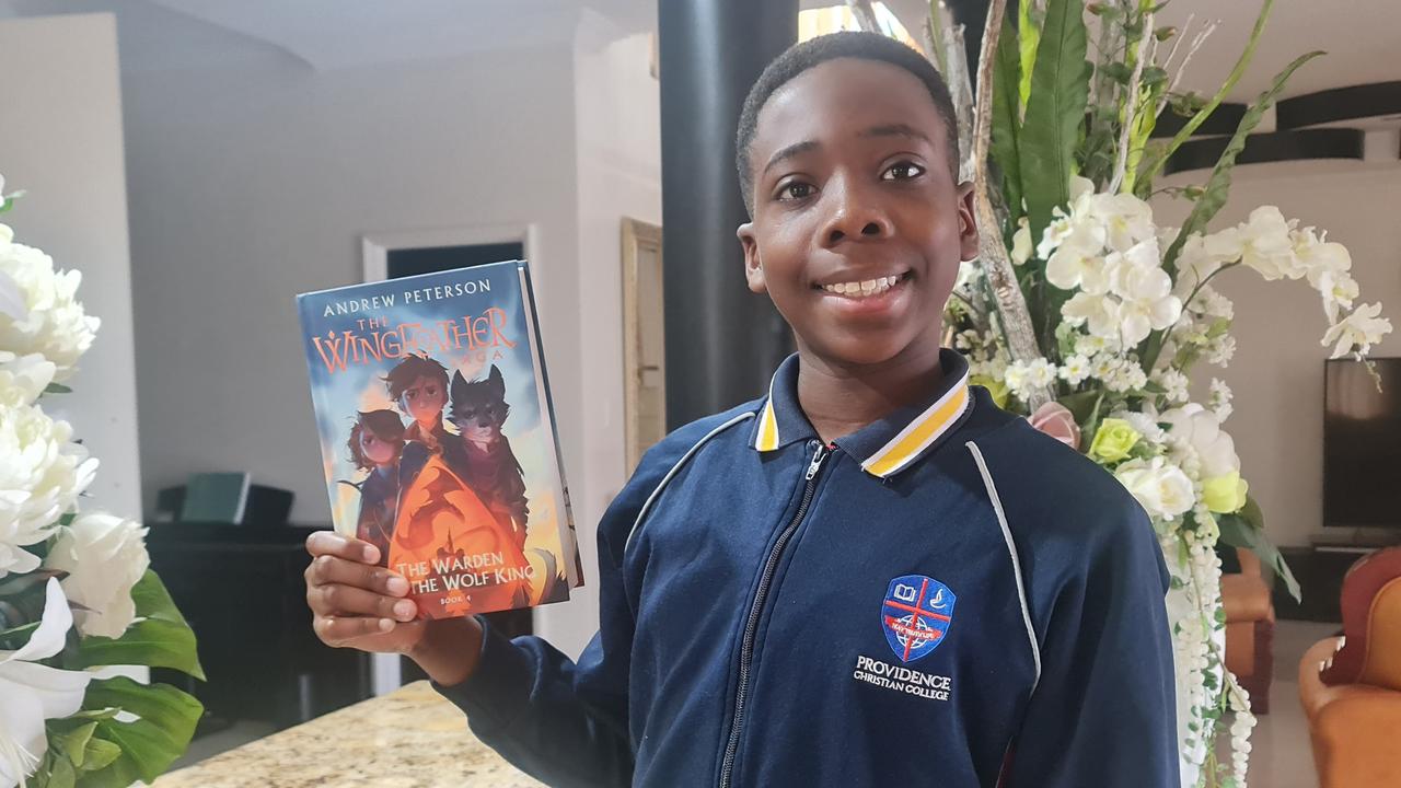 Perth student and avid reader Ozi Egesi, 11, smashed out 30 correct words out of 30 to take out the national final in the Years 5-6 age group.