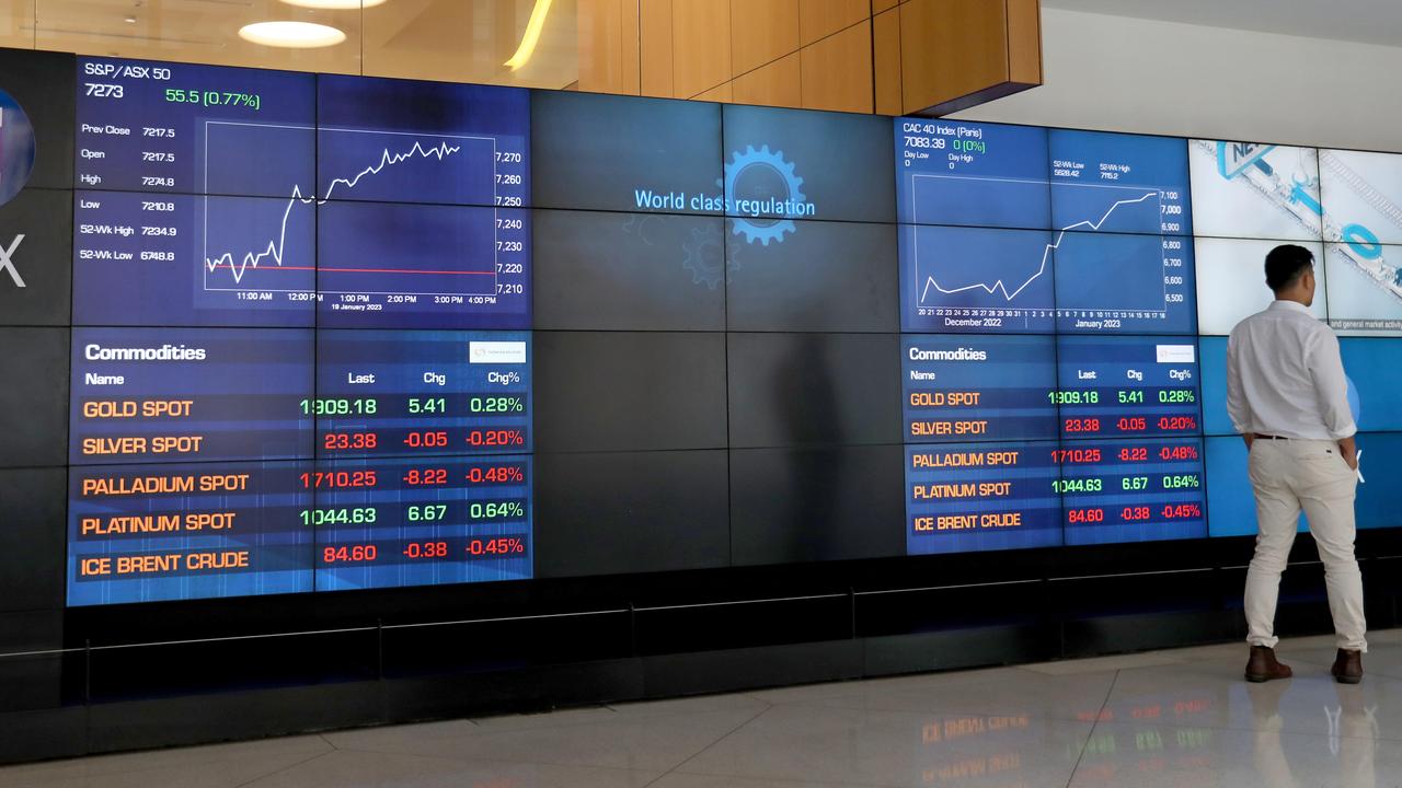 The ASX is at an all time high. Picture: NCA NewsWire / Damian Shaw