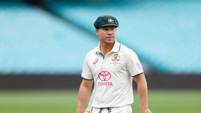 David Warner on the SCG ahead of his final Test. Picture: Mark Evans/Getty Images.