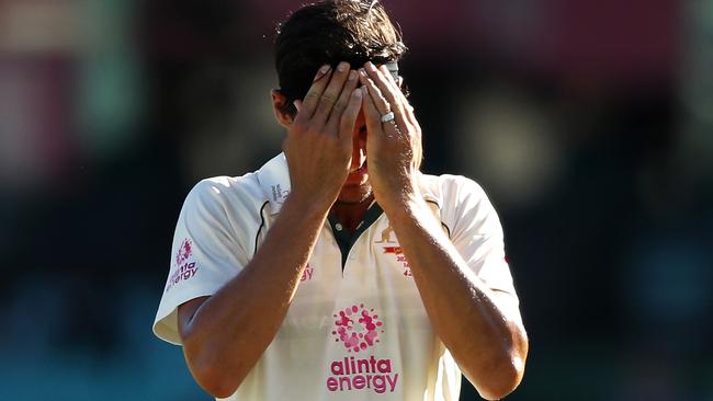 Mitch Starc was below his best on the last day in Sydney.