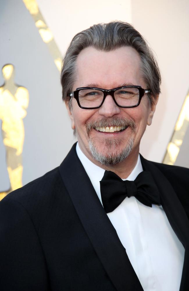 Gary Oldman arrives at the 90th Academy Awards. Picture: Mega