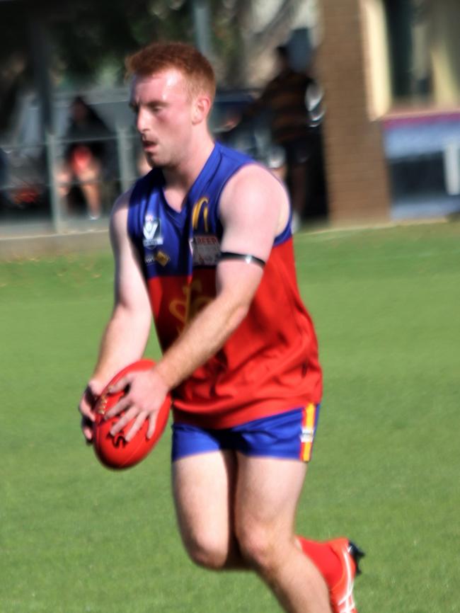 Jack O’Sullivan showed he knew where the goals are. Picture: Wayne Herring.