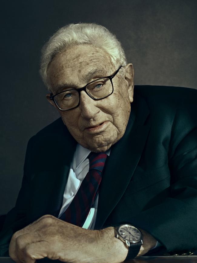 Henry Kissinger pictured at his home in Connecticut.