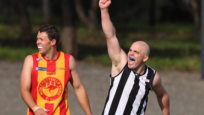 McKeough during his playing days with Reynella. Picture: Stephen Laffer