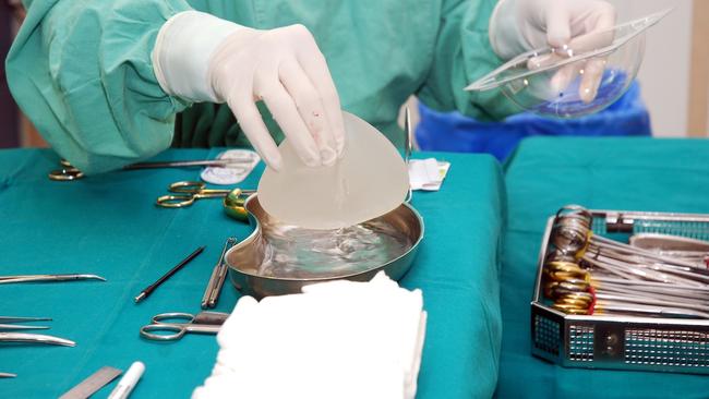 Breast implant-associated lymphoma is usually cured if detected early. Picture: iStock