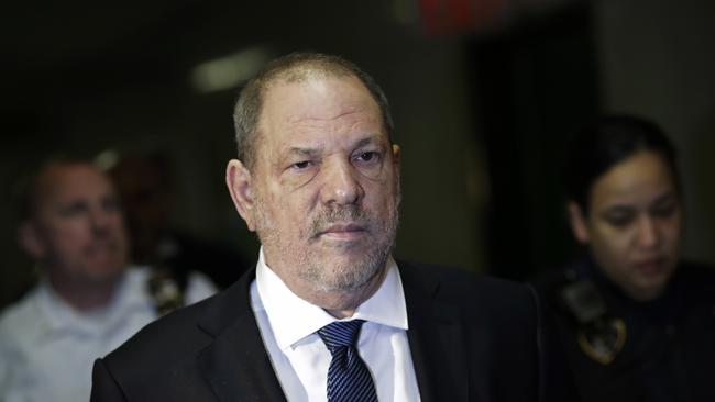 Allegations of sexual harassment and sexual assault against Harvey Weinstein were the trigger for the #MeToo movement, and women around the world speaking publicly about their own experiences. Picture: AP/Mark Lennihan