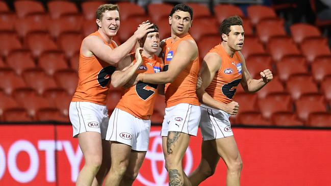 Two Covid cases have emerged at GWS. News Corp is not suggesting any of these players have tested positive.