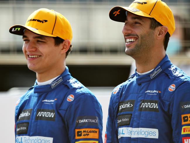 Daniel Ricciardo had pace on teammate Lando Norris. Photo: Getty Images