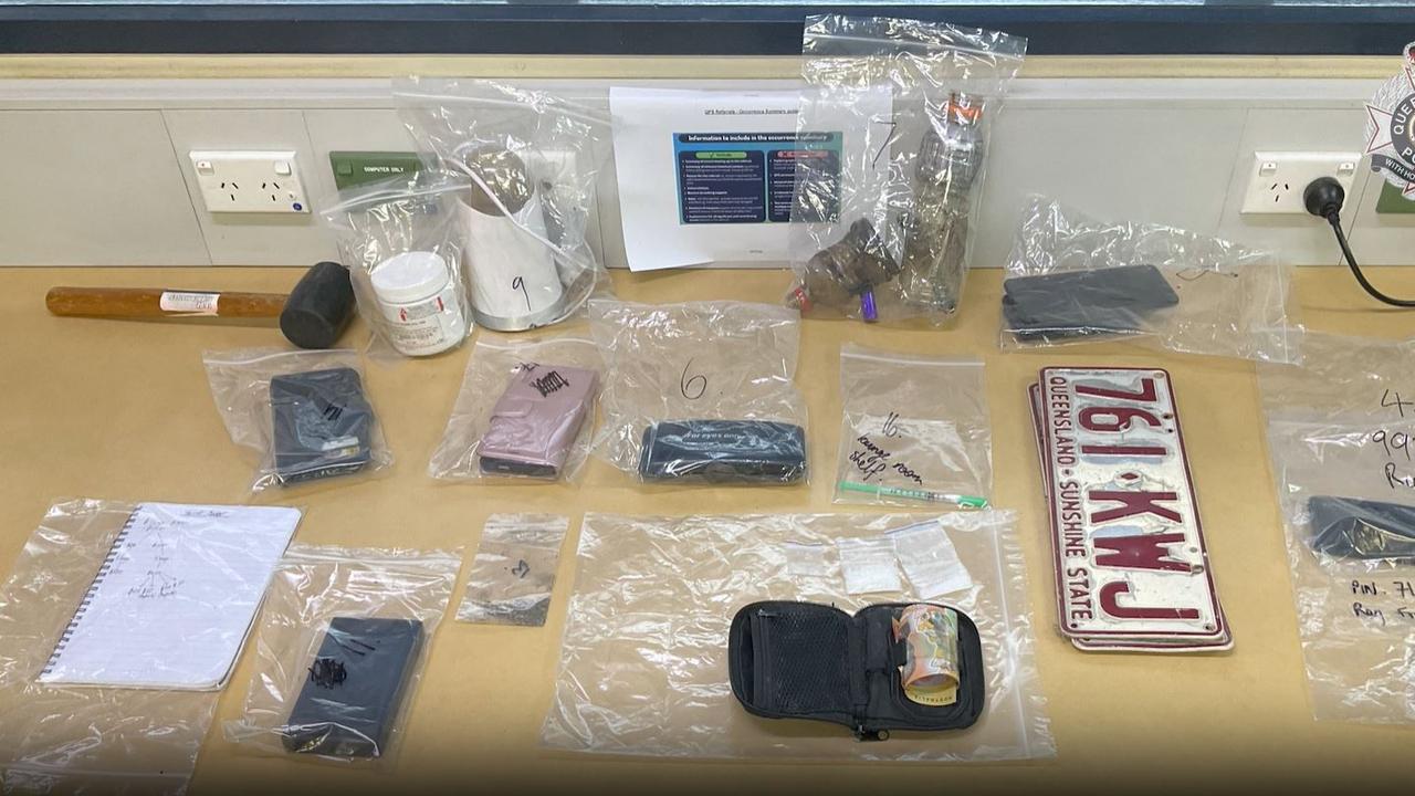 Police allegedly found drugs, cash, drug utensils and mobile phones during a search of a Charleville property on Friday, July 26.