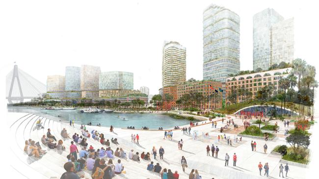 The new vision for Blackwattle Bay that includes 1550 new dwellings and buildings up to 45 storeys tall.