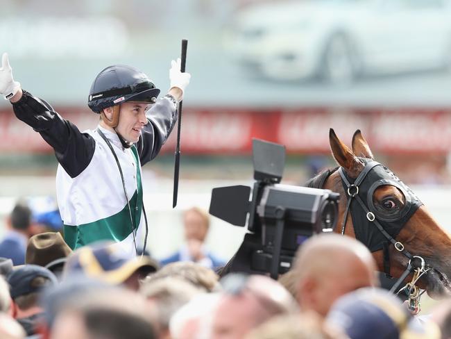 Boom Time and Cory Parish return to scale. Picture: Getty Images