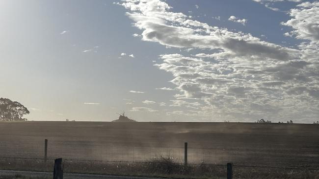 Dust blowing off a western Victorian farm. Picture: Supplied