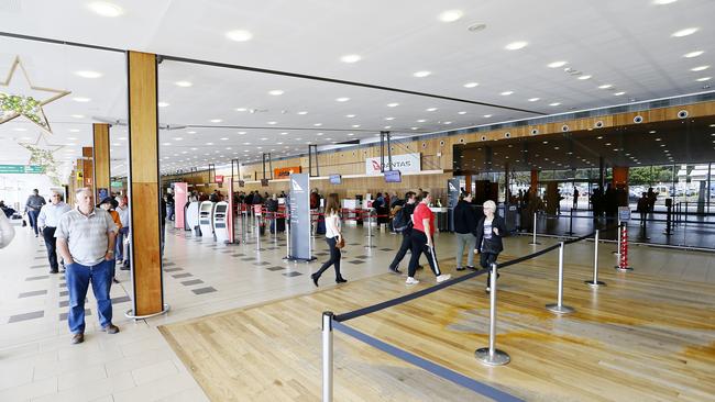 The Hobart Airport completes its multi-million-dollar refurbishment in time for Christmas. Pictured at the airport is the new departure lounge. Picture: MATT THOMPSON