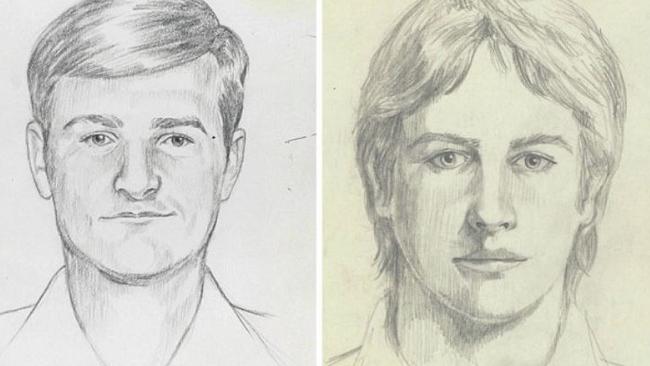 Police sketches of the Golden State Killer.