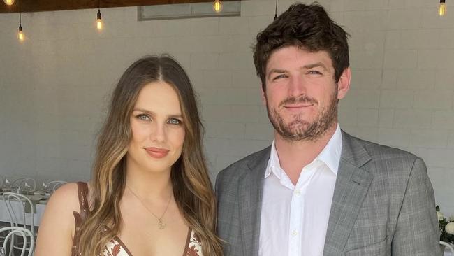 Danielle Frawley and Angus Brayshaw are engaged.