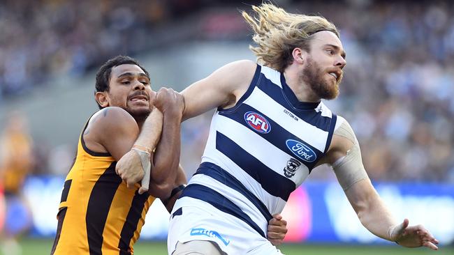 What will the Cats deliver after Monday’s classic against the Hawks? Picture: AAP Image/Julian Smith