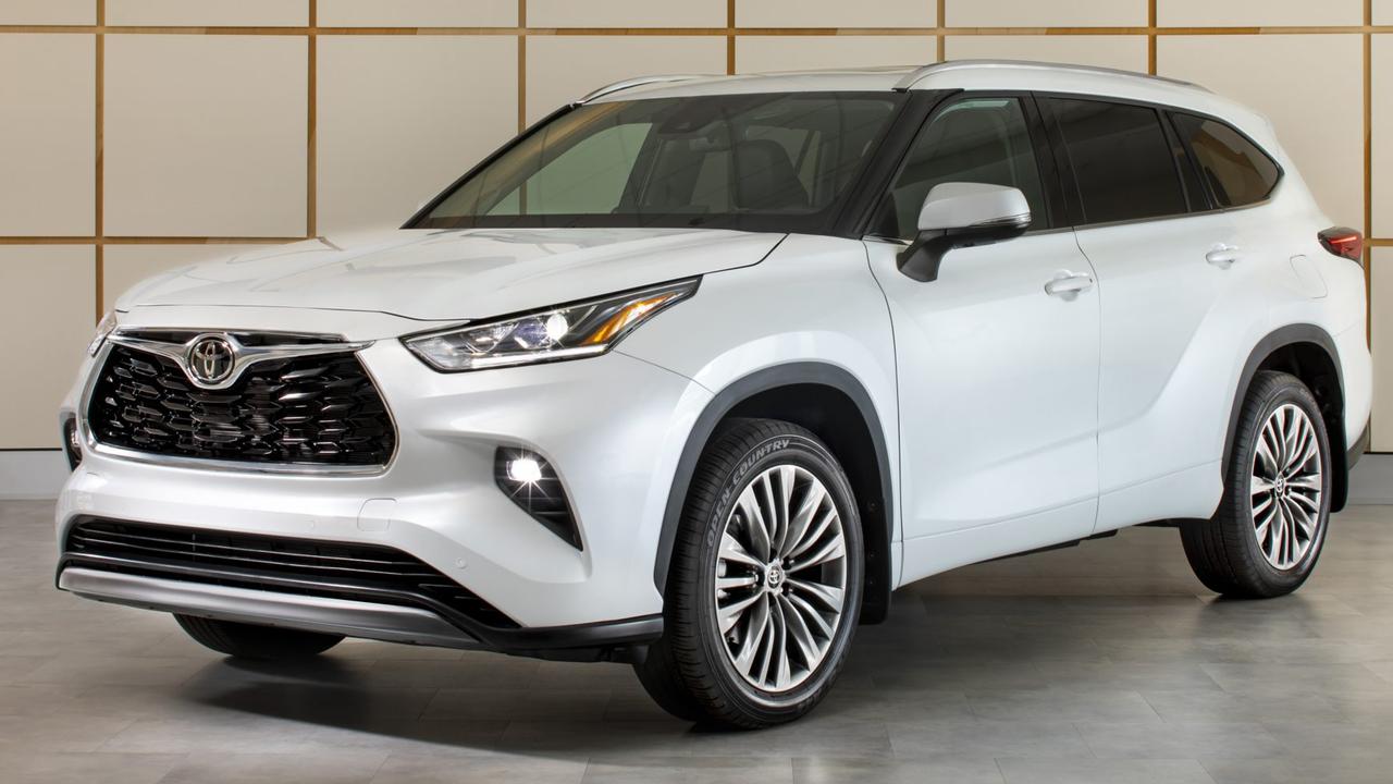 An overseas pre-production version of the new turbo Toyota Kluger. Picture: Supplied.