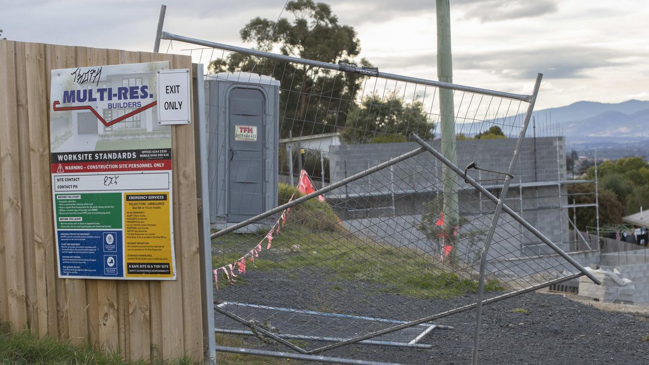 Multi- Res Builders, Nagle Place, Glenorchy. Picture: Chris Kidd