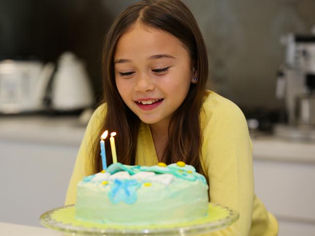 Best &amp; Less is hosting Australia’s biggest virtual party on May 16 alongside Yellow Wiggle Emma Watkins for children, just like Zara, across the country celebrating their birthday. Picture: Gaye Gerard