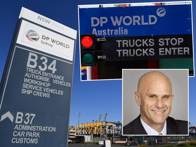 Freight and Trade Alliance director Paul Zalai, bottom right said said the number of cancelled ships opting out from coming to Australia asd the DP World dispute continues would lead to freight prices rising – which would then be passed on to consumers in the latest cost-of-living crunch.