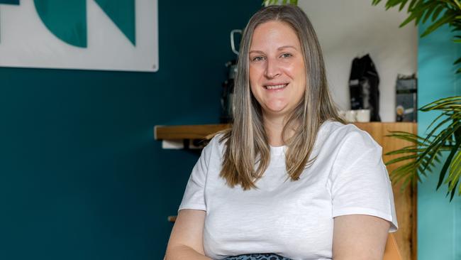 Jess McCluskey is one of the expectant mums who is impacted by the decision to close the private maternity services in Darwin. Picture: Pema Tamang Pakhrin