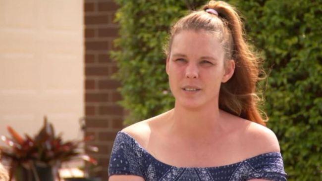 Mum Emily Thornton said she was "disgusted" to think her kids were playing in a room with toxic meth residue levels. Picture: 7News