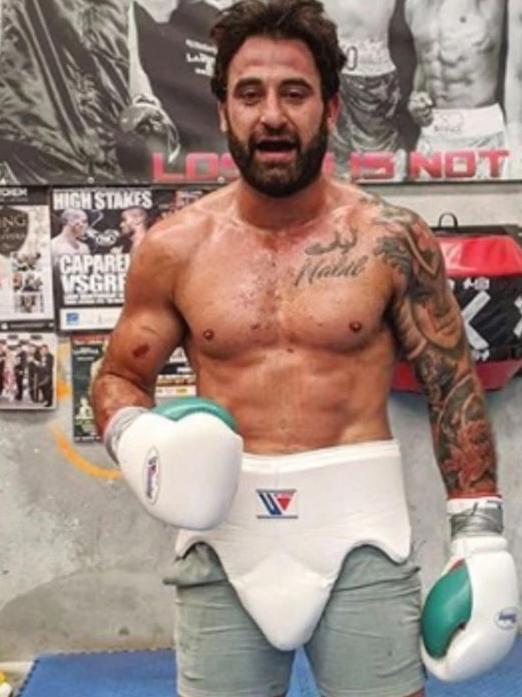 Younan in peak boxing form. Picture: Supplied,