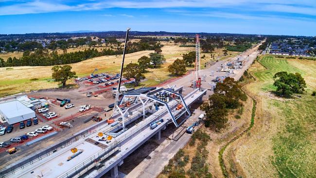 The Mernda rail extension project.