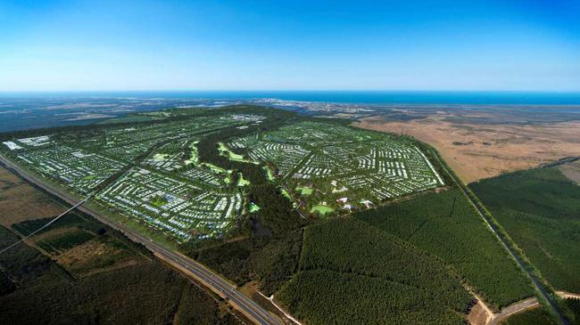 Proposed Caloundra South site.