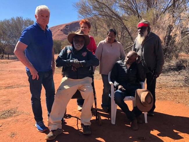 Pauline Hanson said she had been given permission to climb Uluru by Anangu Mayatja Council of Elders, Mr Reggie Uluru and Mr Cassidy Uluru.