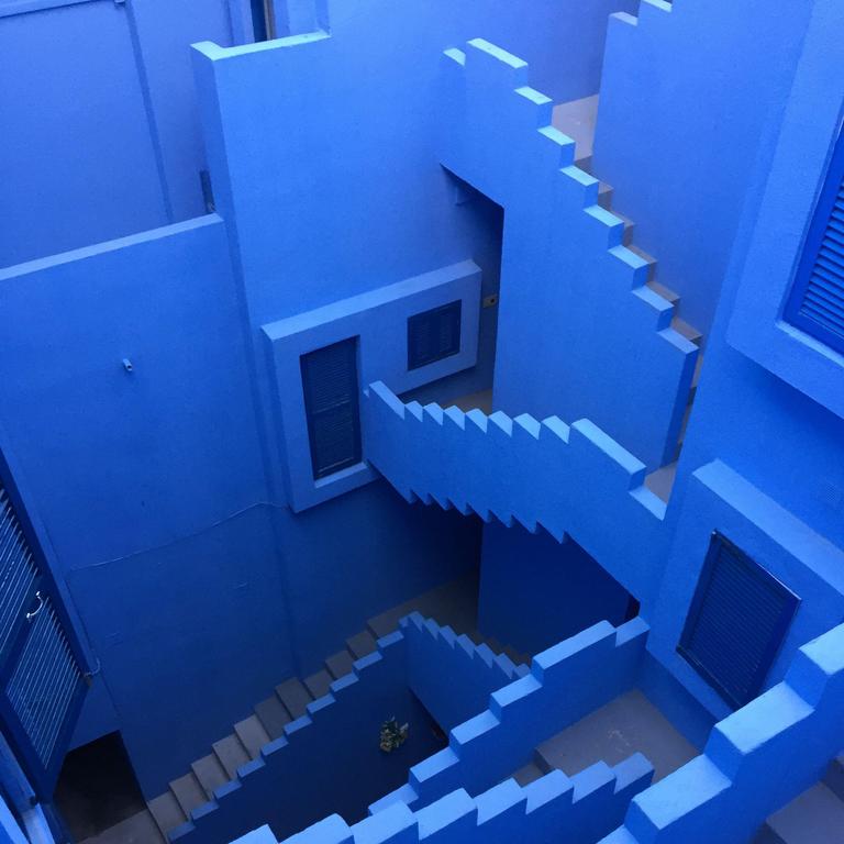 The blue section of La Muralla Roja. Picture: Alamy