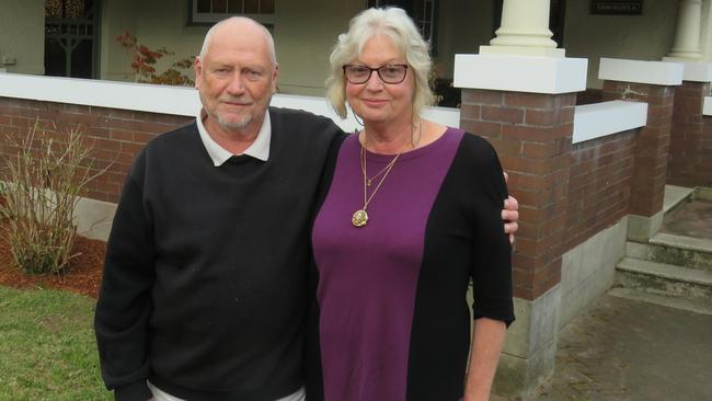 Bill Tibben and his wife Pam at their Epping home in 2017.