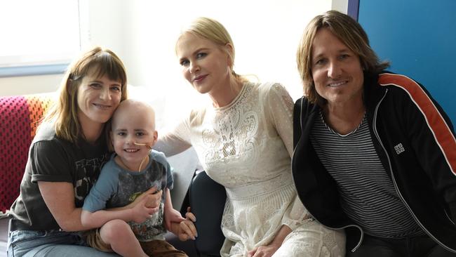 Nicole and Keith took some time out of their last day in Australia to visit sick kids.