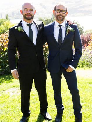 Craig (right) says his requirements in a man weren’t met by Married at First Sight producers who paired him with Andy (left). Picture: Supplied.