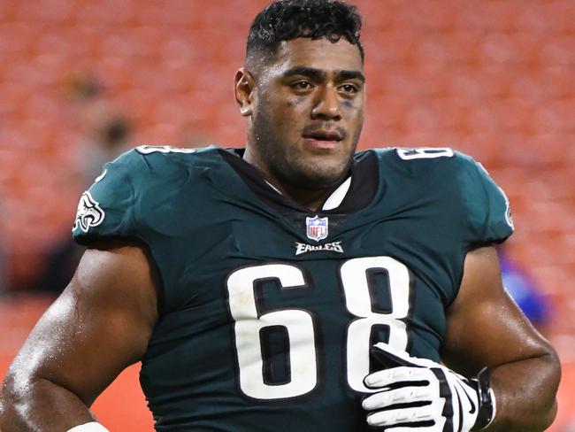 Eagles monster Jordan Mailata is one of the stories of the NFL season. Picture: Getty Images