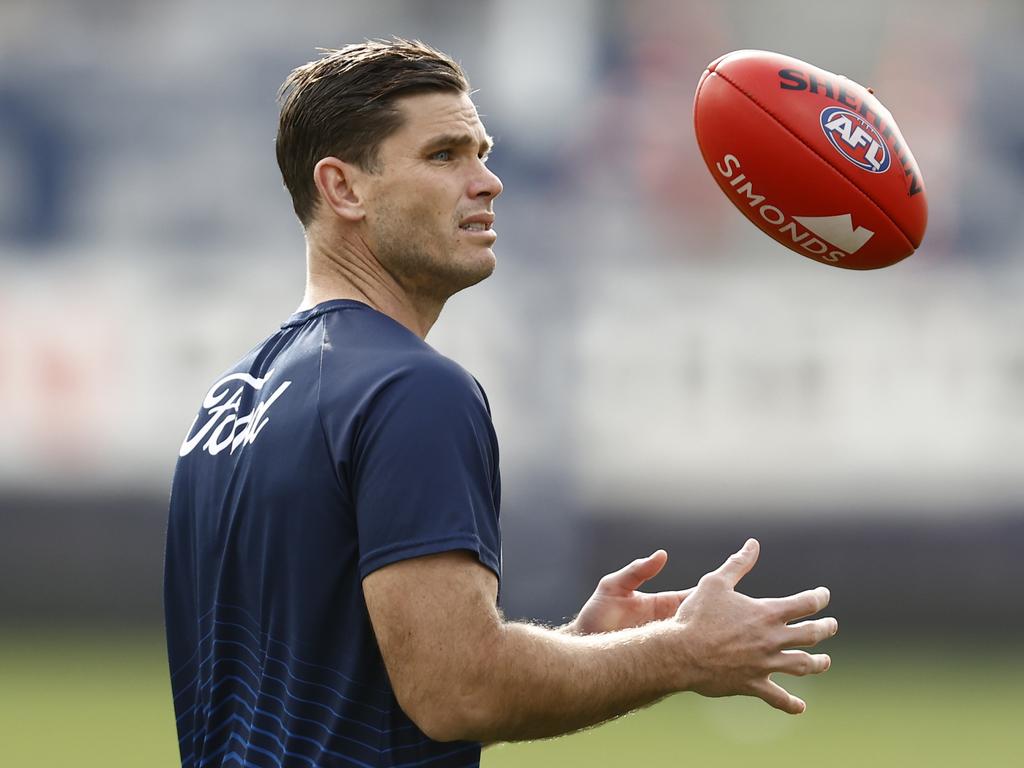 Tom Hawkins and the Cats have a good record against finals-bound teams. Picture: Darrian Traynor/Getty Images