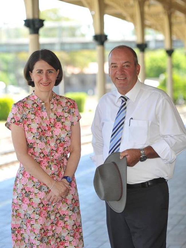 Gladys Berejiklian with Daryl Maguire.