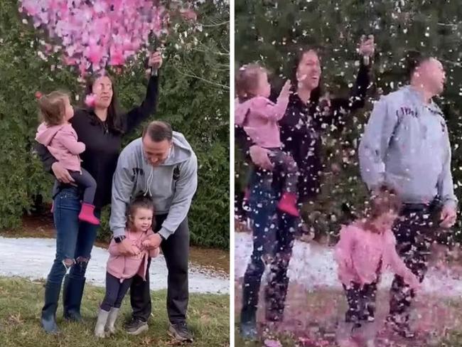 Dad slammed for shock gender reveal act